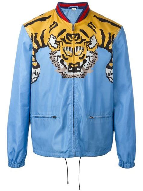 gucci bomber jacket tiger|gucci python coat.